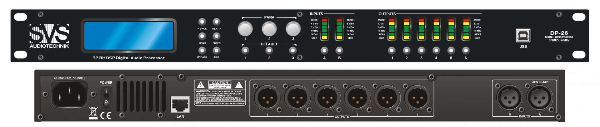 SVS Audiotechnik DP-26 Цифровой процессор: 2 входа 6 выходов в Канске