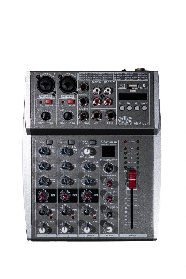 SVS Audiotechnik mixers AM-4 DSP Аналоговый микшерный пульт, 4-канала в Канске
