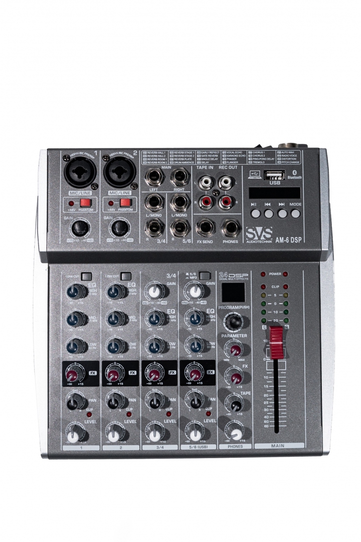 SVS Audiotechnik mixers AM-6 DSP Микшерный пульт аналоговый, 6-канальный SVS Audiotechnik mixers в Канске