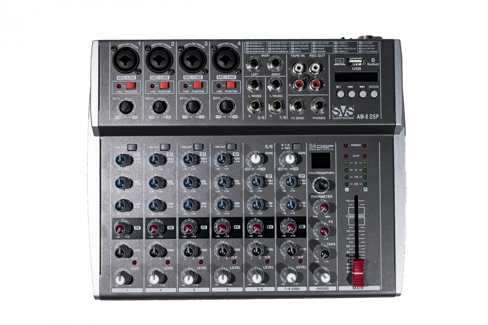 SVS Audiotechnik mixers AM-8 DSP Микшерный пульт аналоговый, 8-канальный в Канске