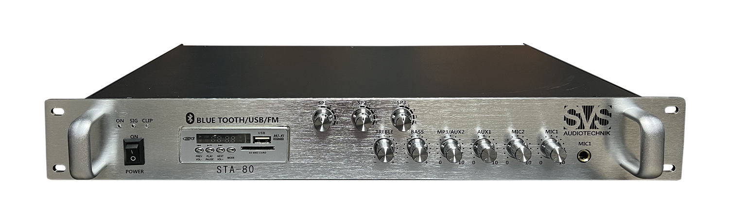 SVS Audiotechnik STA-80 Микшер-усилитель для систем Public Address в Канске